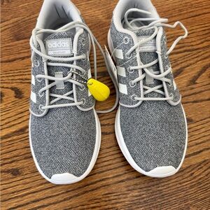 Adidas Gray and White Women's Sneakers